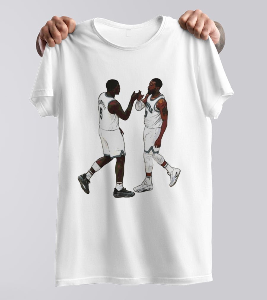 Anthony Edwards Minnesota Timberwolves Bite Bite Basketball Collaboration T-Shirt