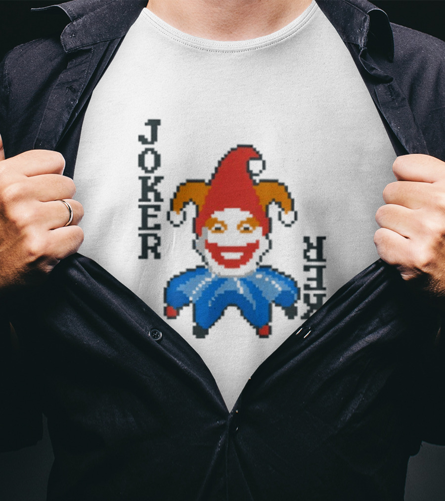 Balatro's Pixel Art Jimbo Jester Joker T-Shirt