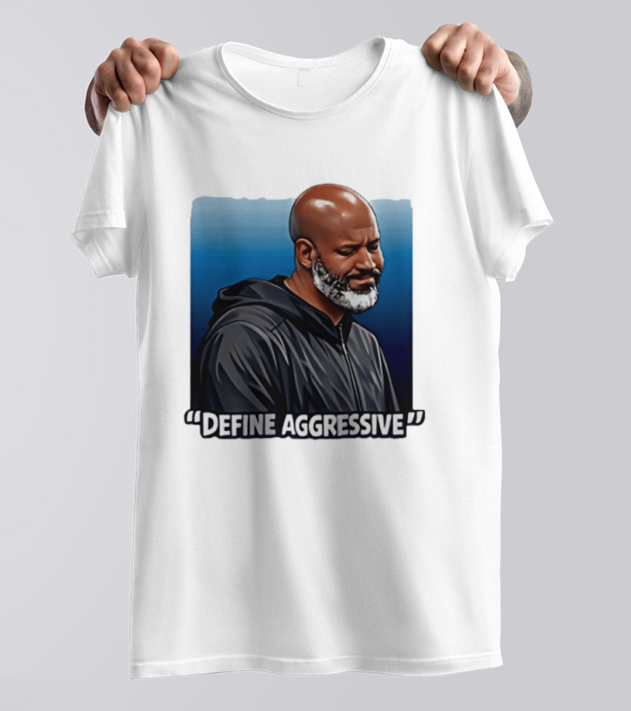Define Aggressive Detroit Lions Brad Holmes T-Shirt