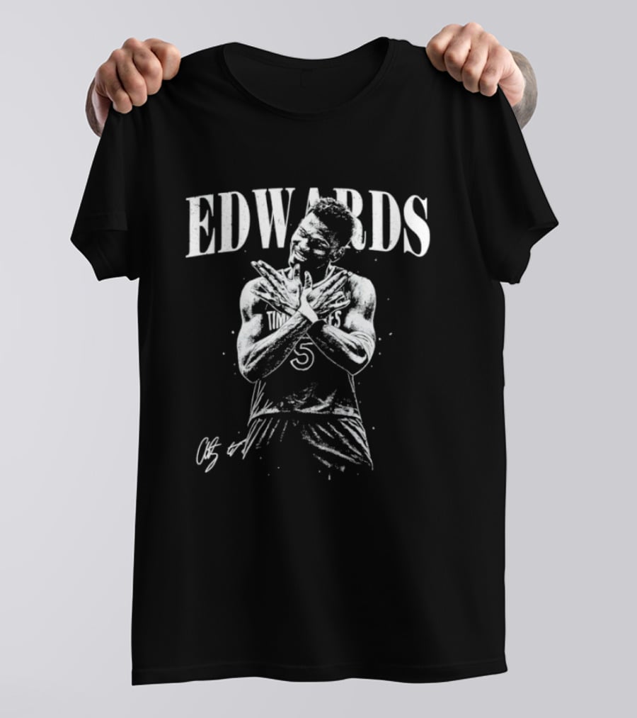 Edwards 5 Basketball Gesture Signature T-Shirt