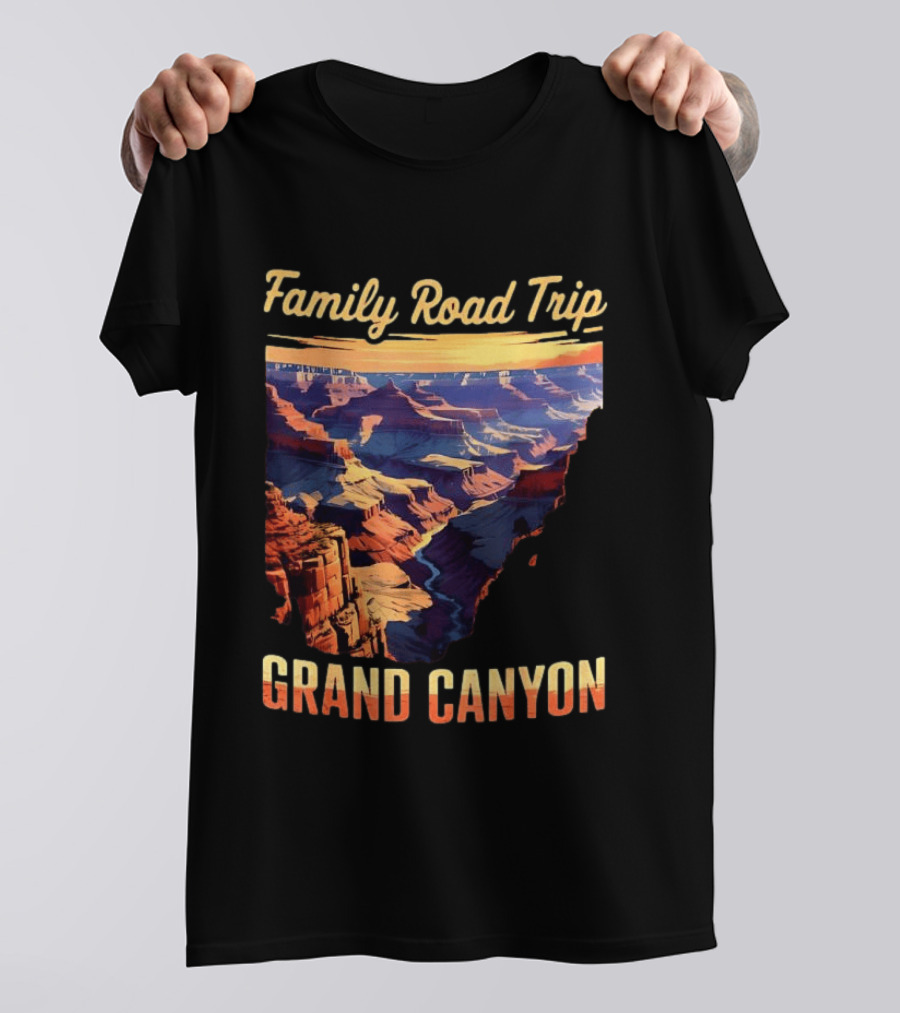 Family Road Trip Grand Canyon National Park Adventure T-Shirt