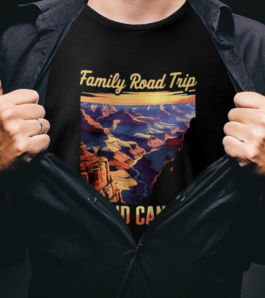 Family Road Trip Grand Canyon National Park Adventure T-Shirt
