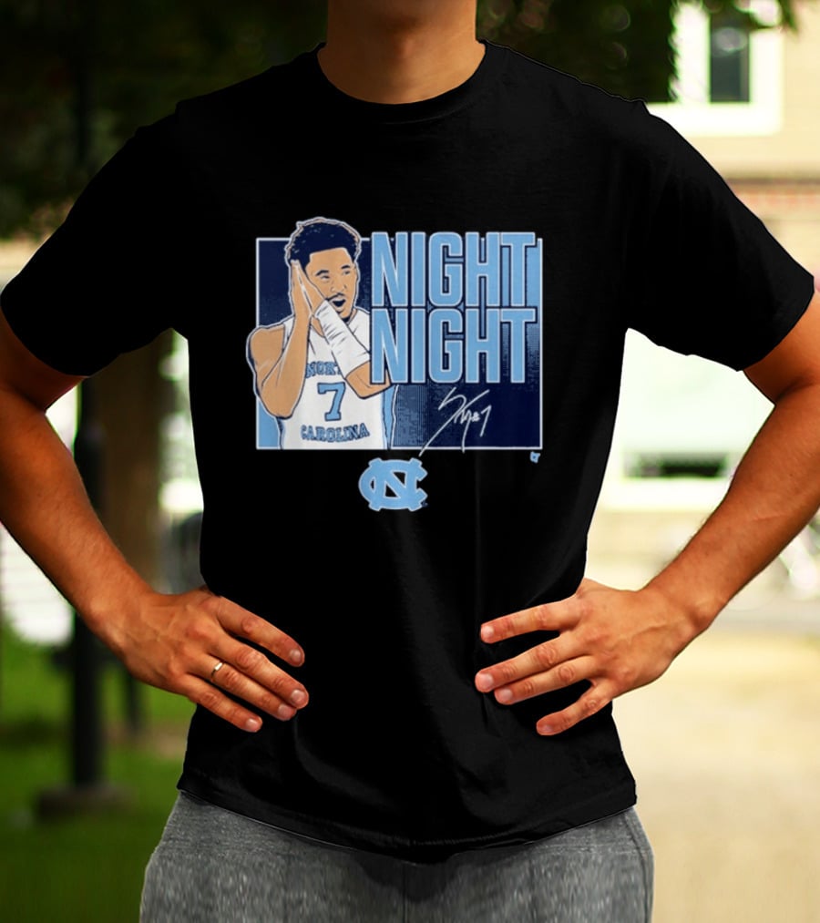 Seth Trimble Night Night North Carolina Tar Heels Basketball UNC T-Shirt