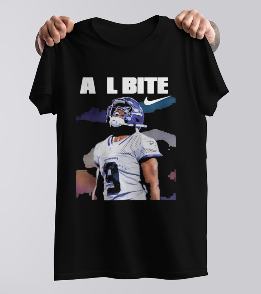 Kenneth Walker III Seattle Seahawks Nike All Bite Football T-Shirt