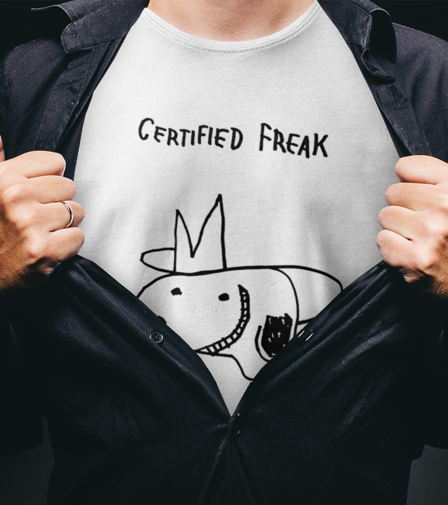 Certified Freak Snoopy Drawing Meme T-Shirt