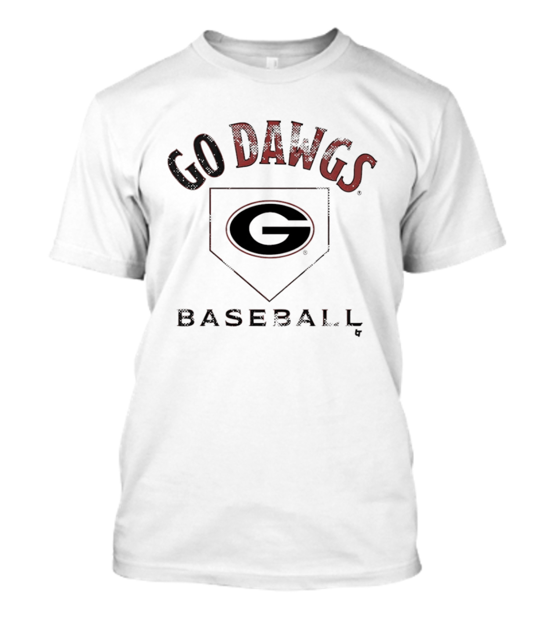 Go Dawgs Georgia Baseball G Logo Home Plate 2026 T-Shirt