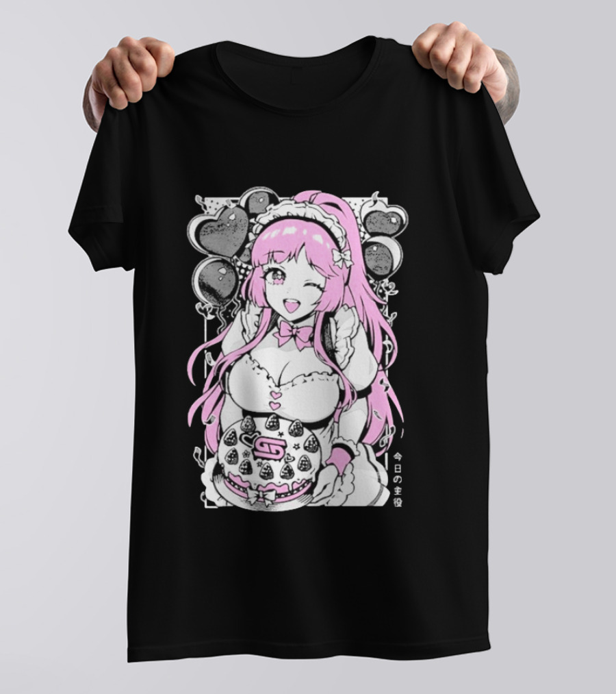 Gamer Supps Waifu Birthday Girl 10th Anniversary Celebration T-Shirt
