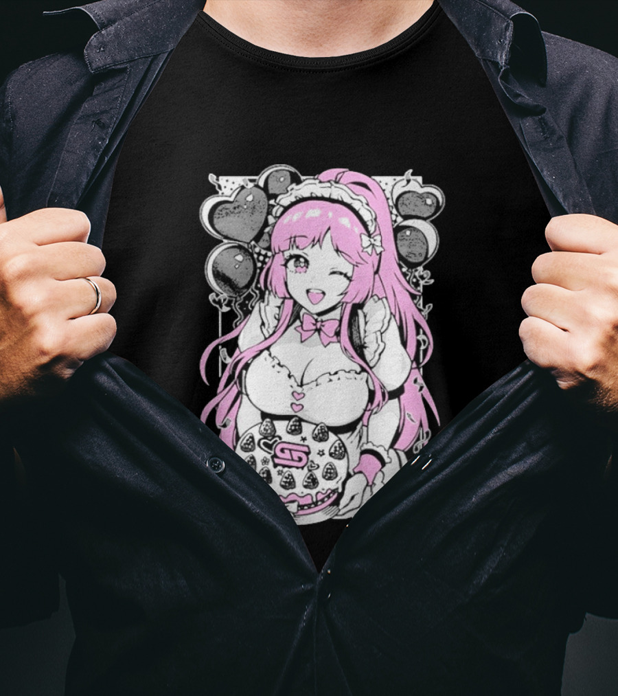 Gamer Supps Waifu Birthday Girl 10th Anniversary Celebration T-Shirt