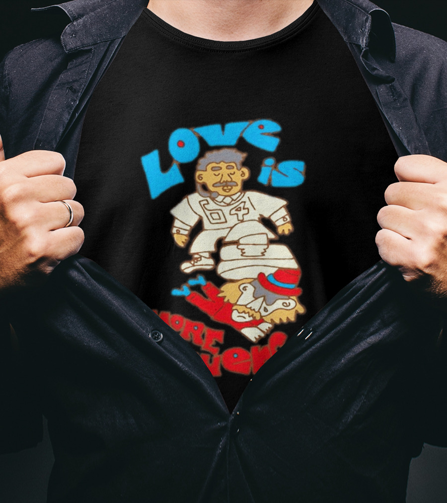 Love Is More Powerful Sam Lane 04 Football Tackle Cartoon T-Shirt