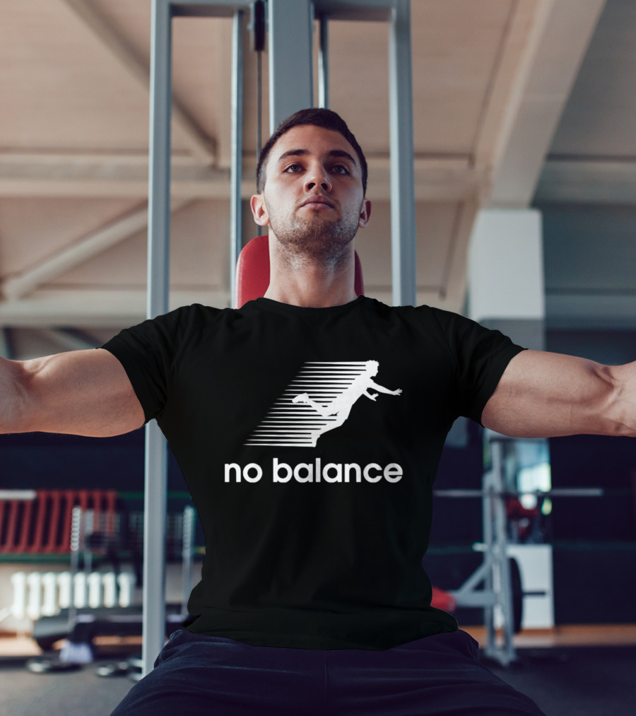 No Balance Soccer Player Speed Line Motion 26 T-Shirt