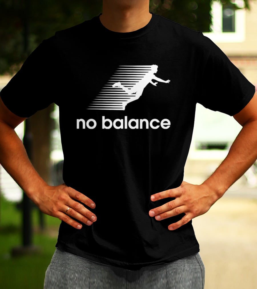 No Balance Soccer Player Speed Line Motion 26 T-Shirt