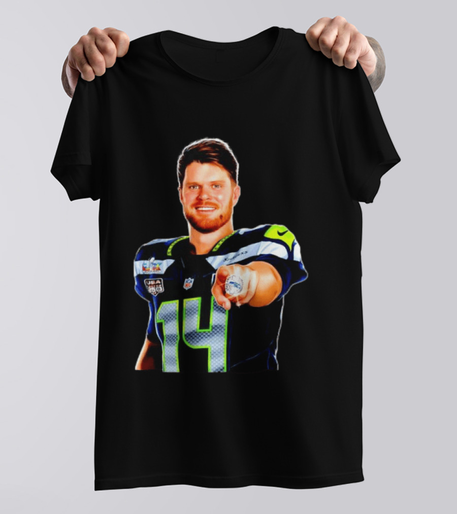 Seahawks Sam Darnold Champions Ring USA 150 NFL Honors T-Shirt