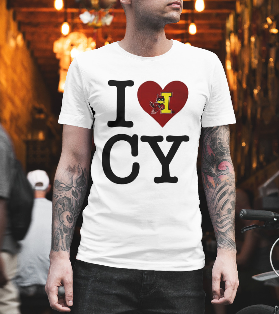 Iowa State Cyclones I Heart CY T-Shirt
