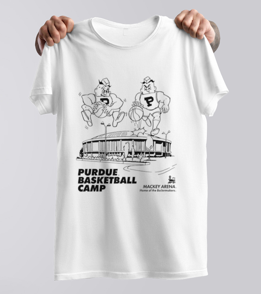 Purdue Basketball Camp Mackey Arena Boilermakers T-Shirt