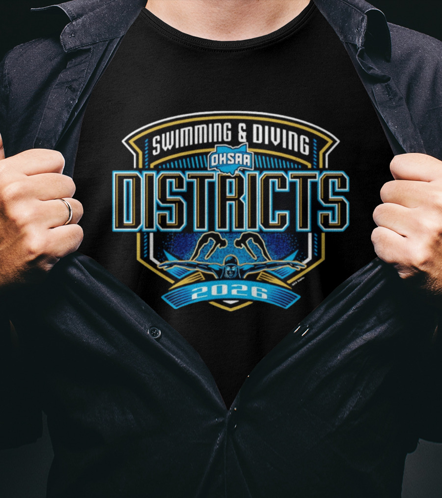 2026 OHSAA Swimming & Diving Districts Event T-Shirt