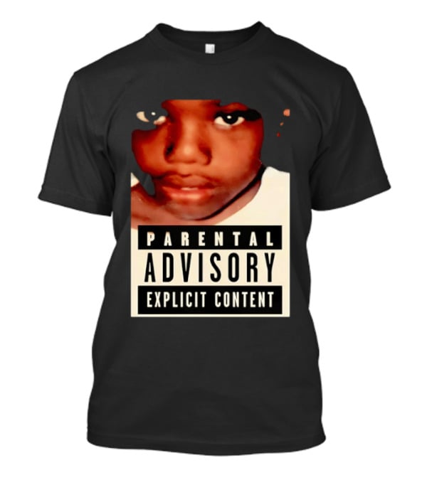 Parental Advisory Explicit Content Baby Keem Casino Album Cover Tracklist T-Shirt
