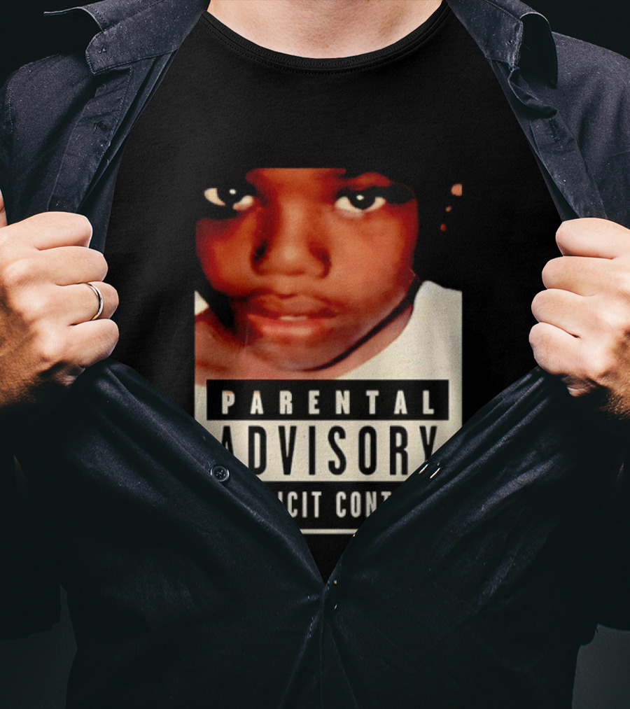 Parental Advisory Explicit Content Baby Keem Casino Album Cover Tracklist T-Shirt