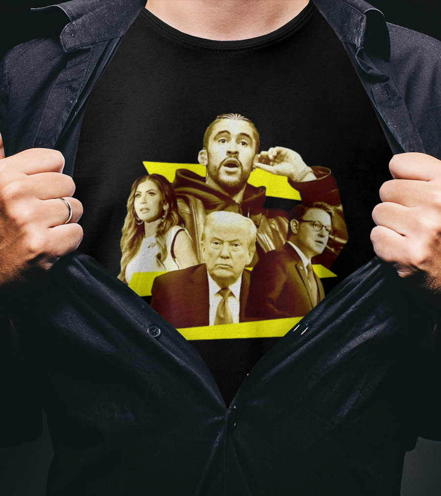 Bad Bunny Trump Mike Johnson House Speaker T-Shirt