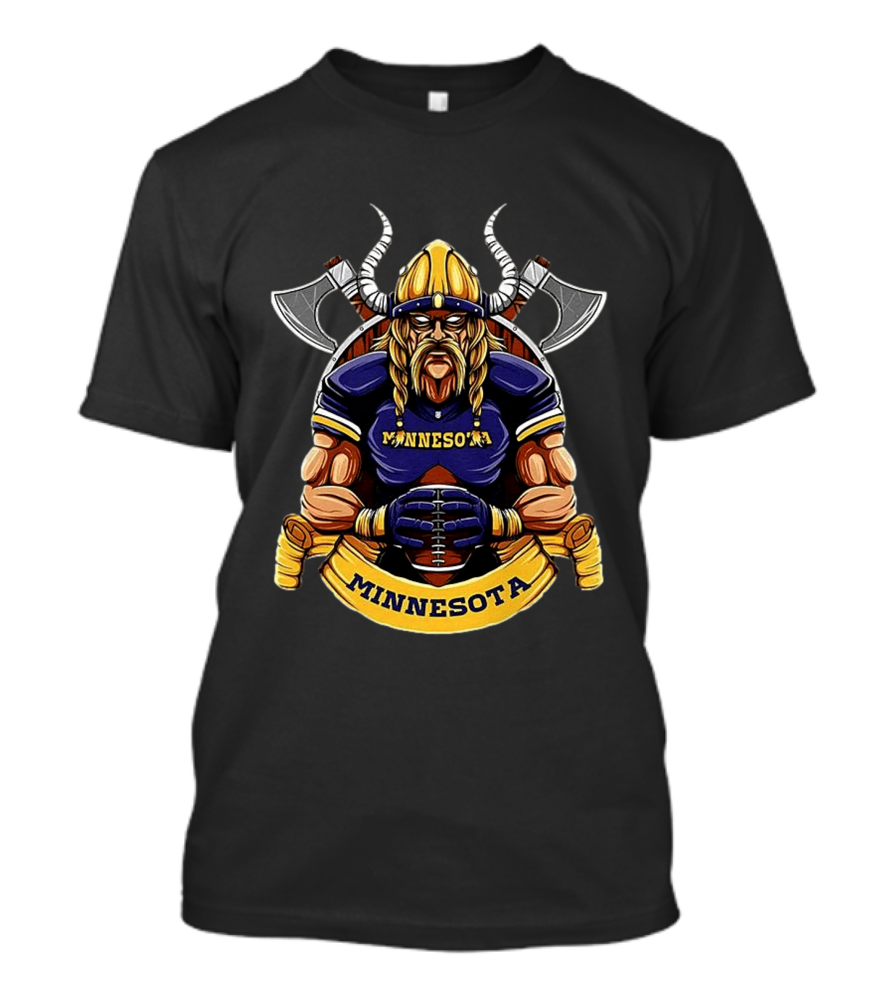 Minnesota Viking Warrior Football Spirit T-Shirt