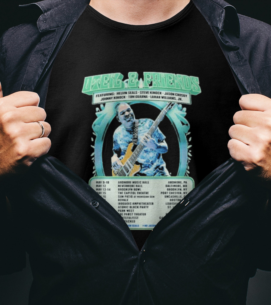 Oteil And Friends 2026 Tour North America Featuring Melvin Seals Steve Kimock City Dates May T-Shirt