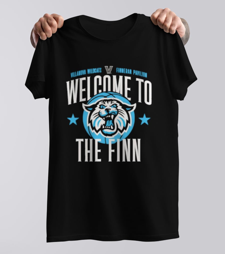 Villanova Wildcats Welcome To Finneran Pavilion The Finn T-Shirt