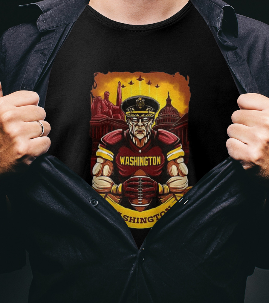 Washington Commanders Football Capitol Sentinel T-Shirt