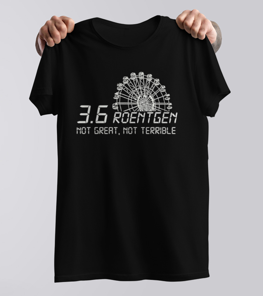 Ferris Wheel 3.6 Roentgen Not Great Not Terrible T-Shirt