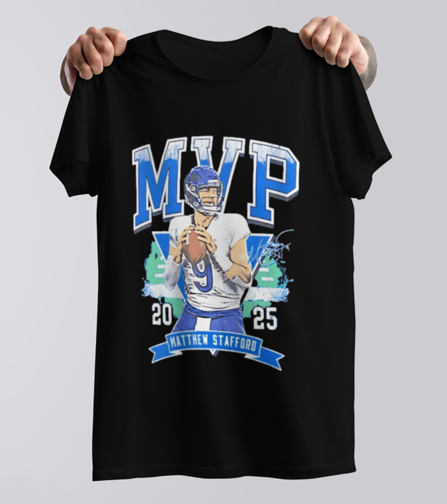 Matthew Stafford MVP 2025 Los Angeles Rams T-Shirt