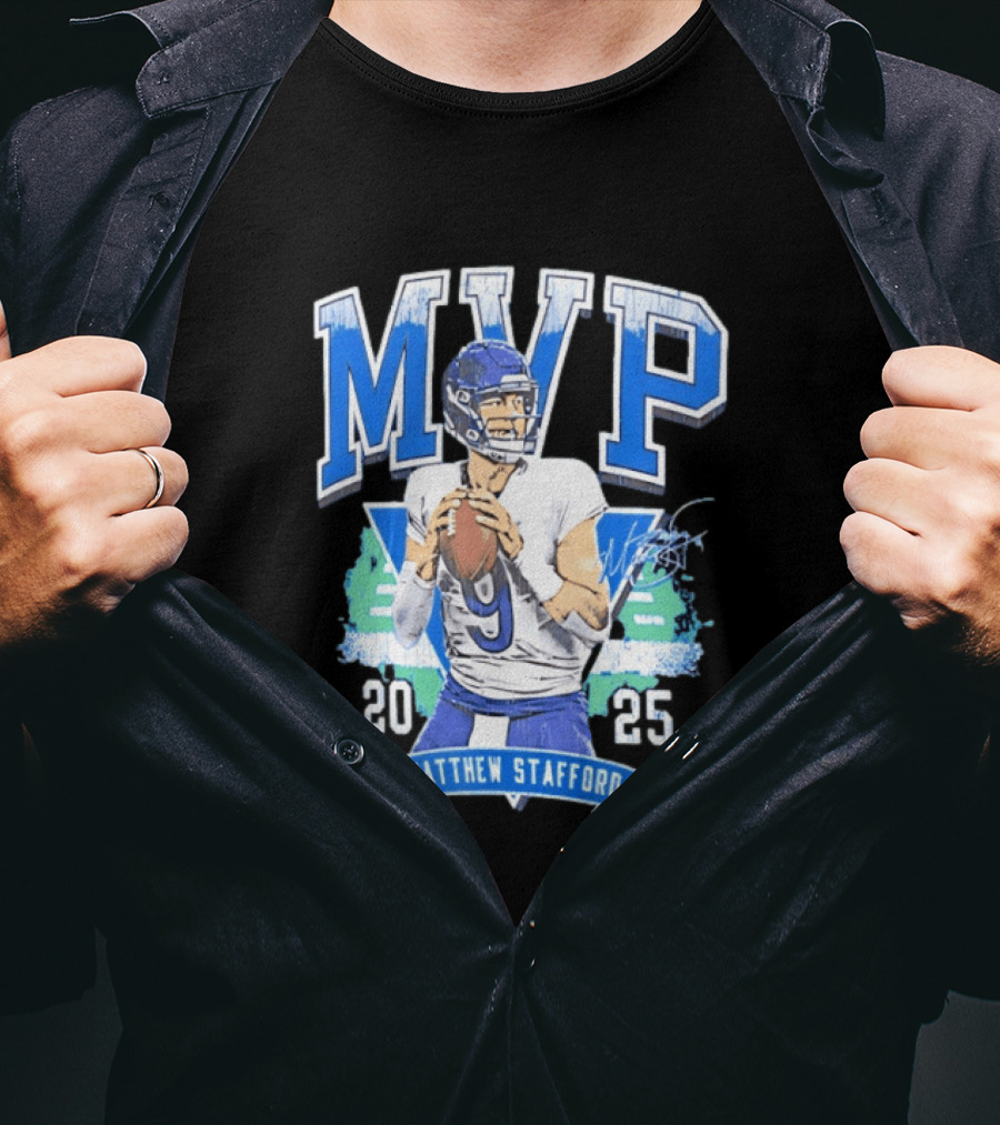 Matthew Stafford MVP 2025 Los Angeles Rams T-Shirt