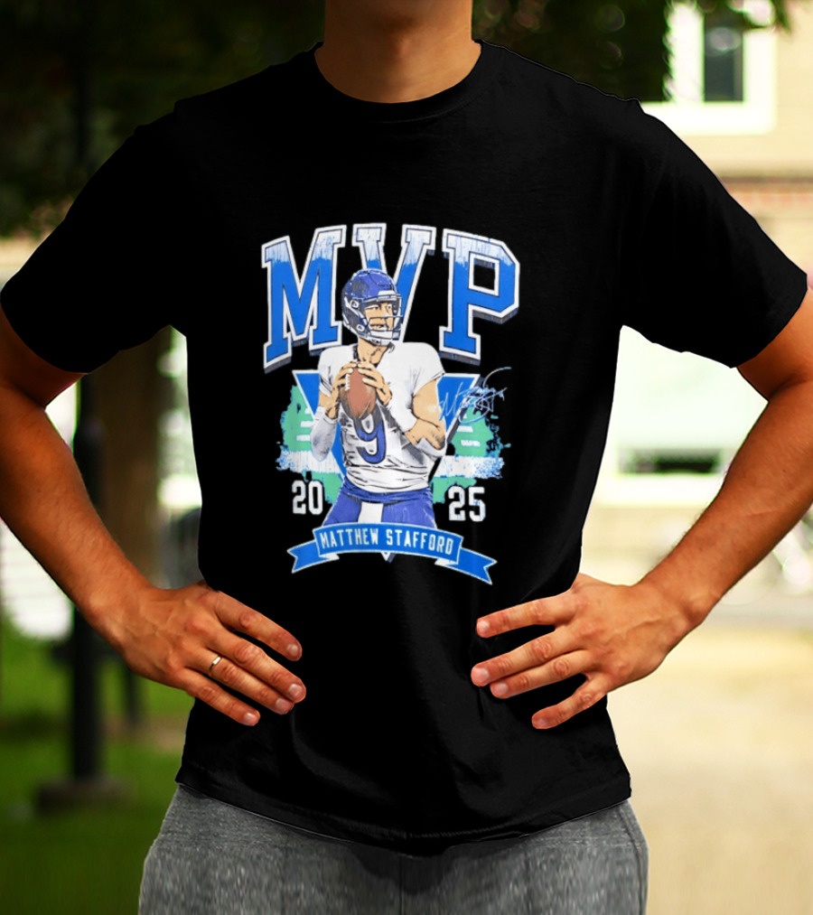 Matthew Stafford MVP 2025 Los Angeles Rams T-Shirt