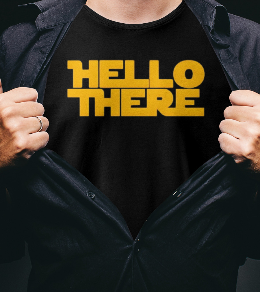 Hello There Obi Wan Kenobi Yellow T-Shirt