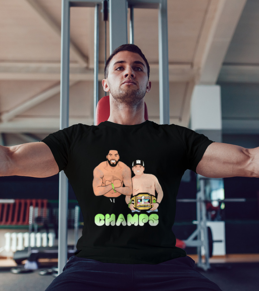 JS And Leo Celebrate Seattle Champs With Belt Champs T-Shirt