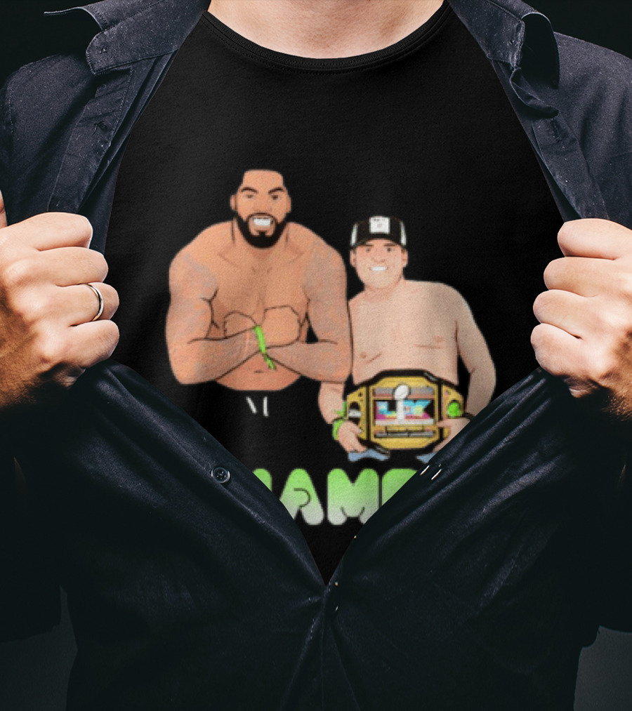JS And Leo Celebrate Seattle Champs With Belt Champs T-Shirt