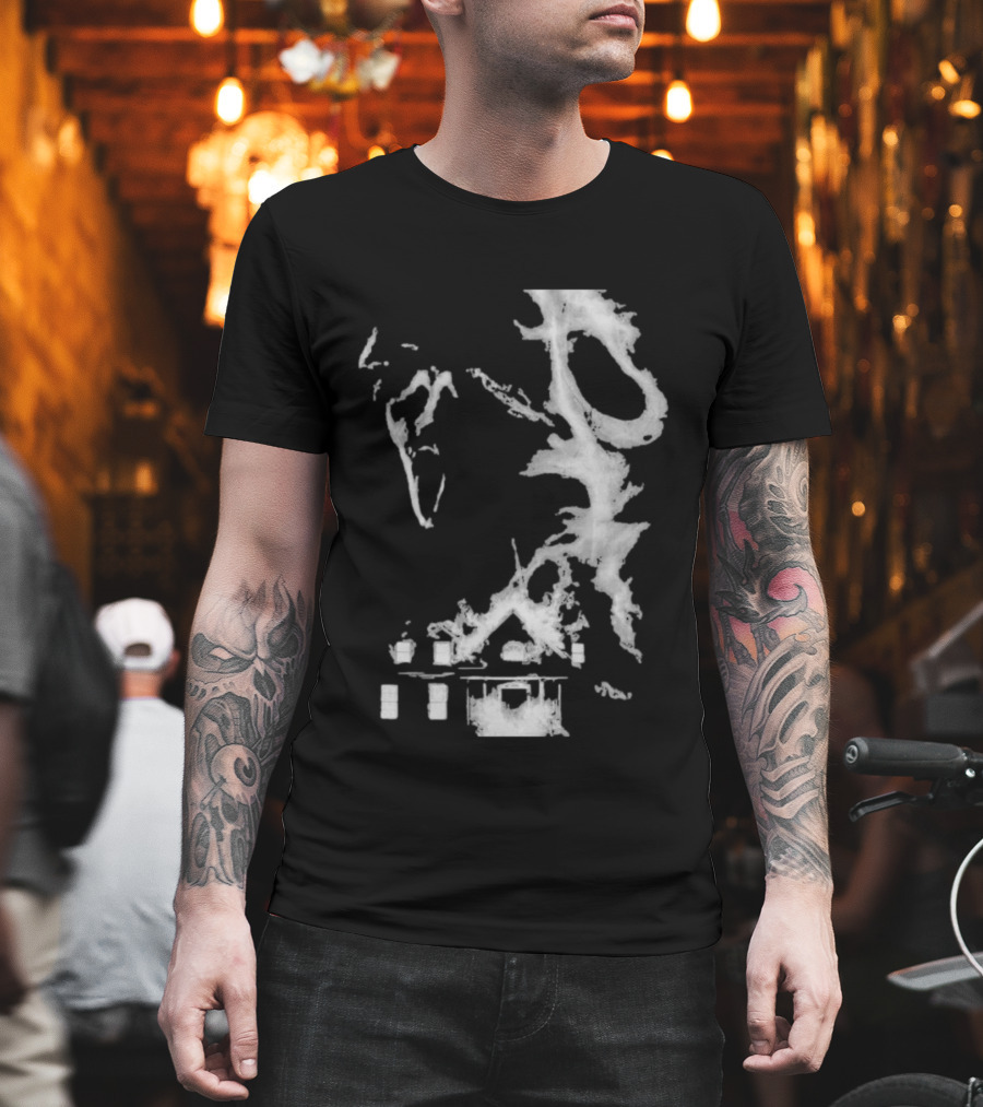 30th Anniversary Scream Kill Tour Texas Chainsaw Massacre Map T-Shirt