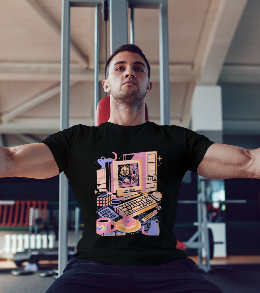 1000 Dead Draculas Computer Mice Retro Gaming Pastel Aesthetic T-Shirt