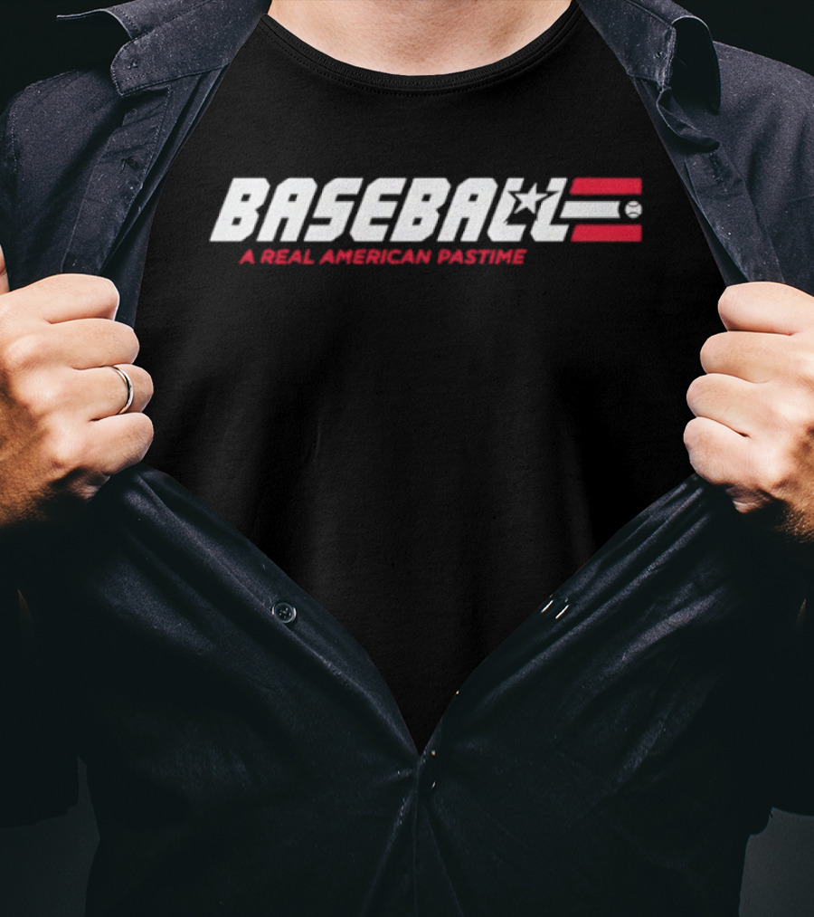 BASEBALL A Real American Pastime T-Shirt