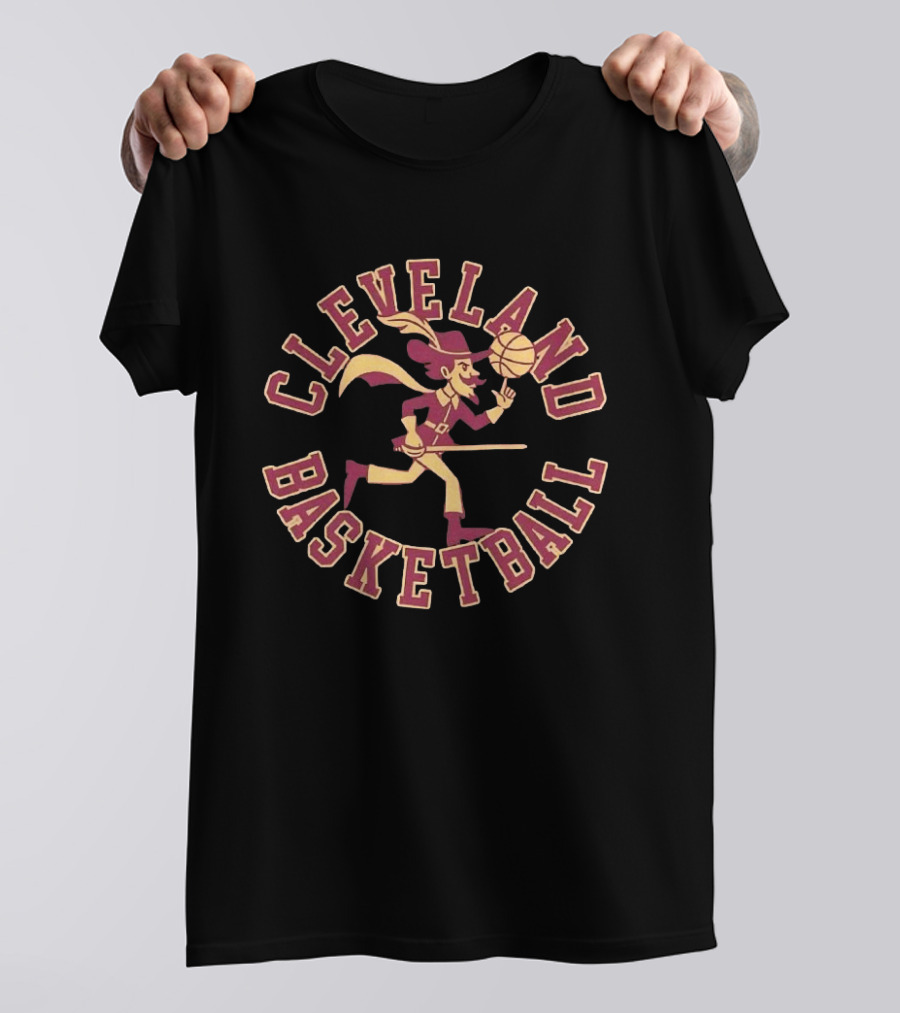 Cleveland Cavaliers Sir CC Basketball T-Shirt