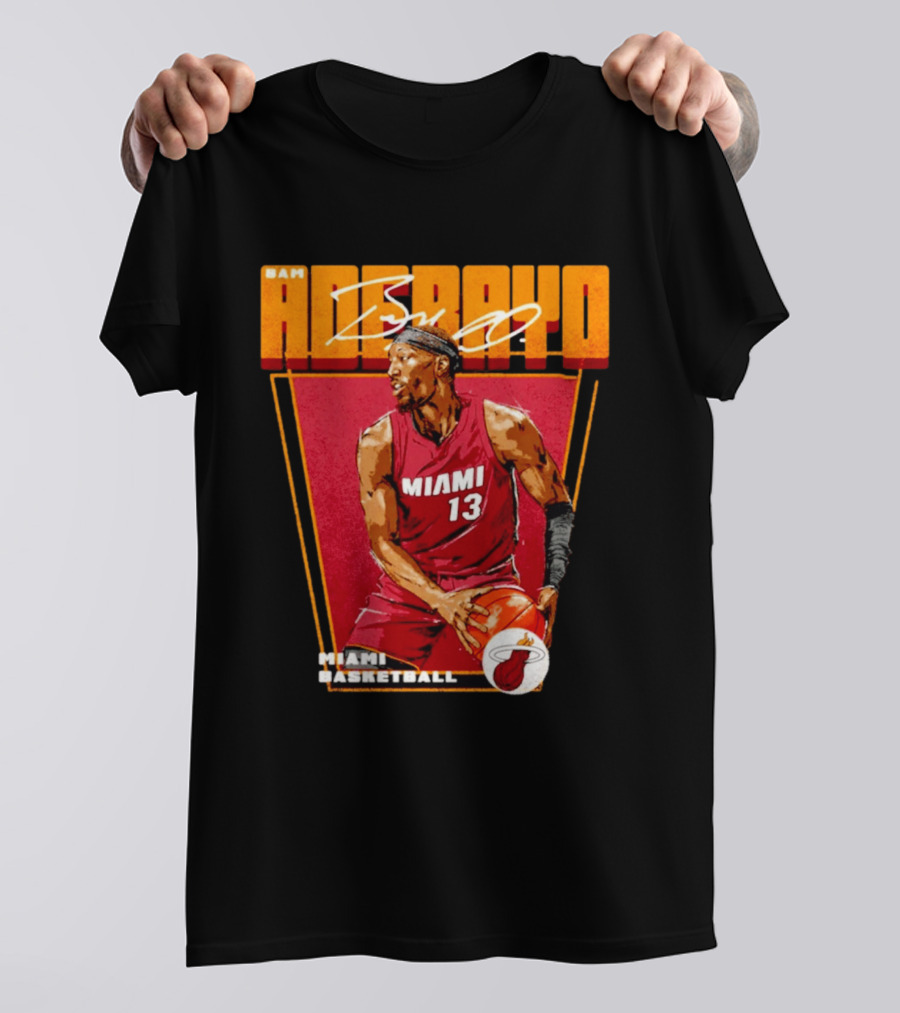 Bam Adebayo Miami 13 Basketball Heat T-Shirt