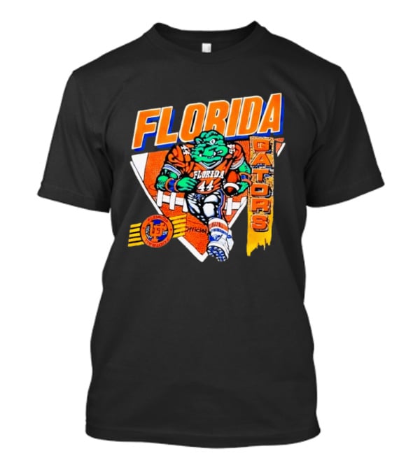 Florida Gators Football Alligator Cartoon 44 Player T-Shirt