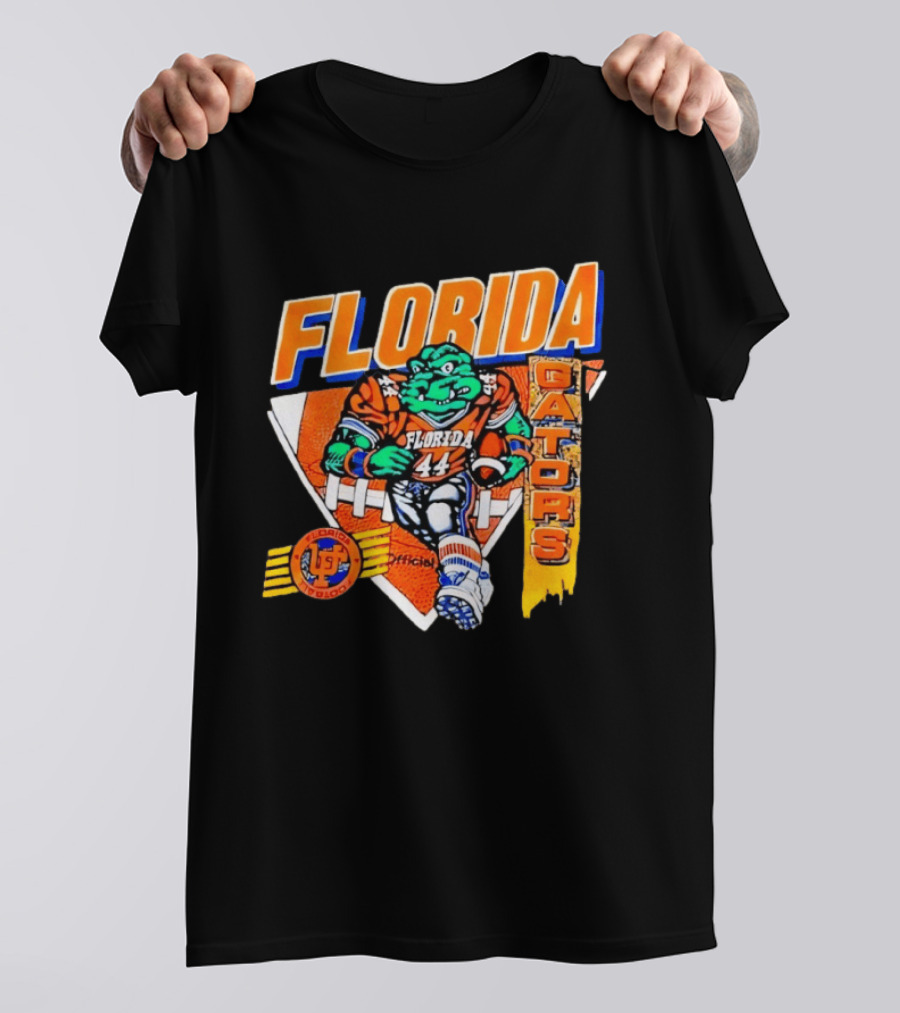 Florida Gators Football Alligator Cartoon 44 Player T-Shirt