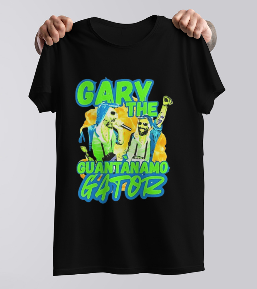 Gary The Guantanamo Gator Retro Pop Culture T-Shirt