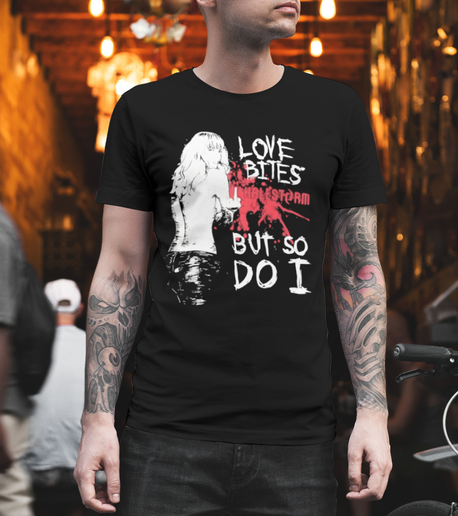 Halestorm Love Bites But So Do I Middle Finger Women's Clothing T-Shirt