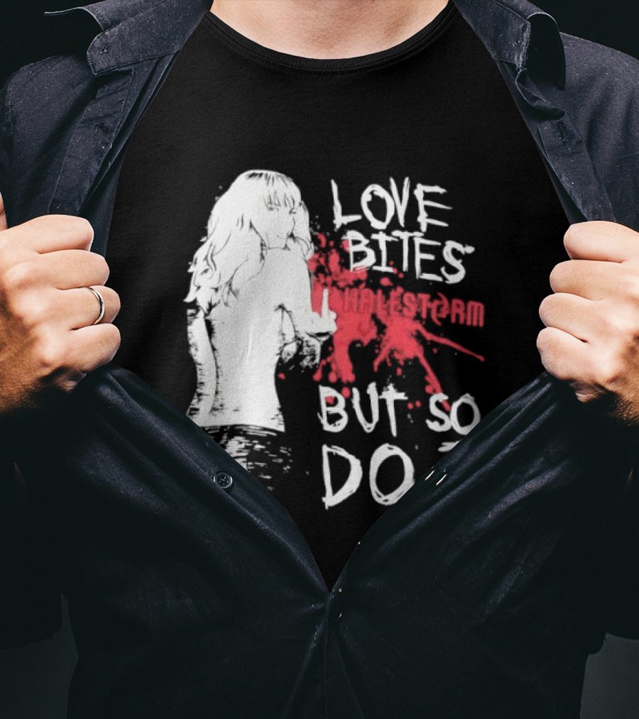 Halestorm Love Bites But So Do I Middle Finger Women's Clothing T-Shirt