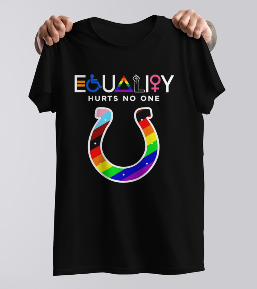 Indianapolis Colts Equality Hurts No One Pride T-Shirt