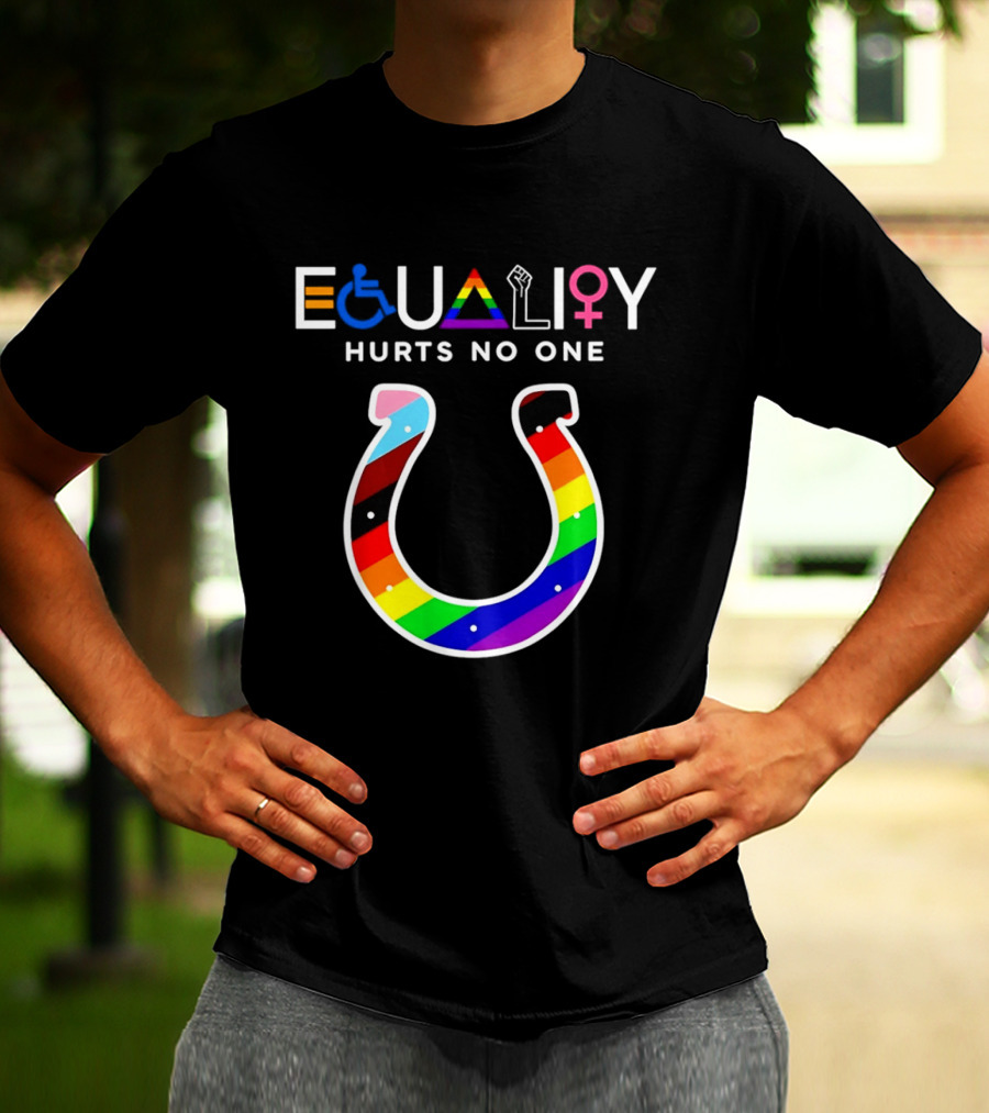 Indianapolis Colts Equality Hurts No One Pride T-Shirt