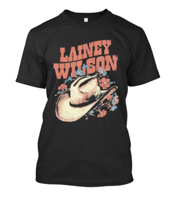 Lainey Wilson Country Music Western Hat Floral T-Shirt