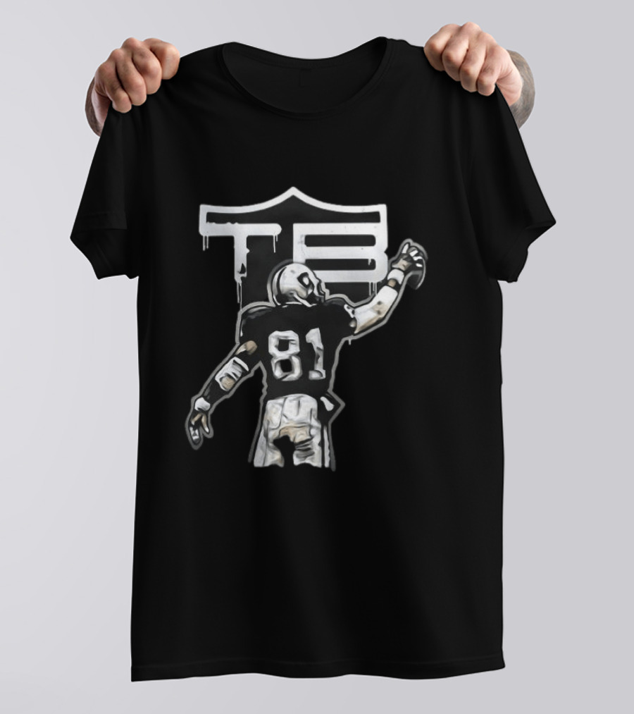 Las Vegas Raiders Mr. R8R 81 TB Football T-Shirt