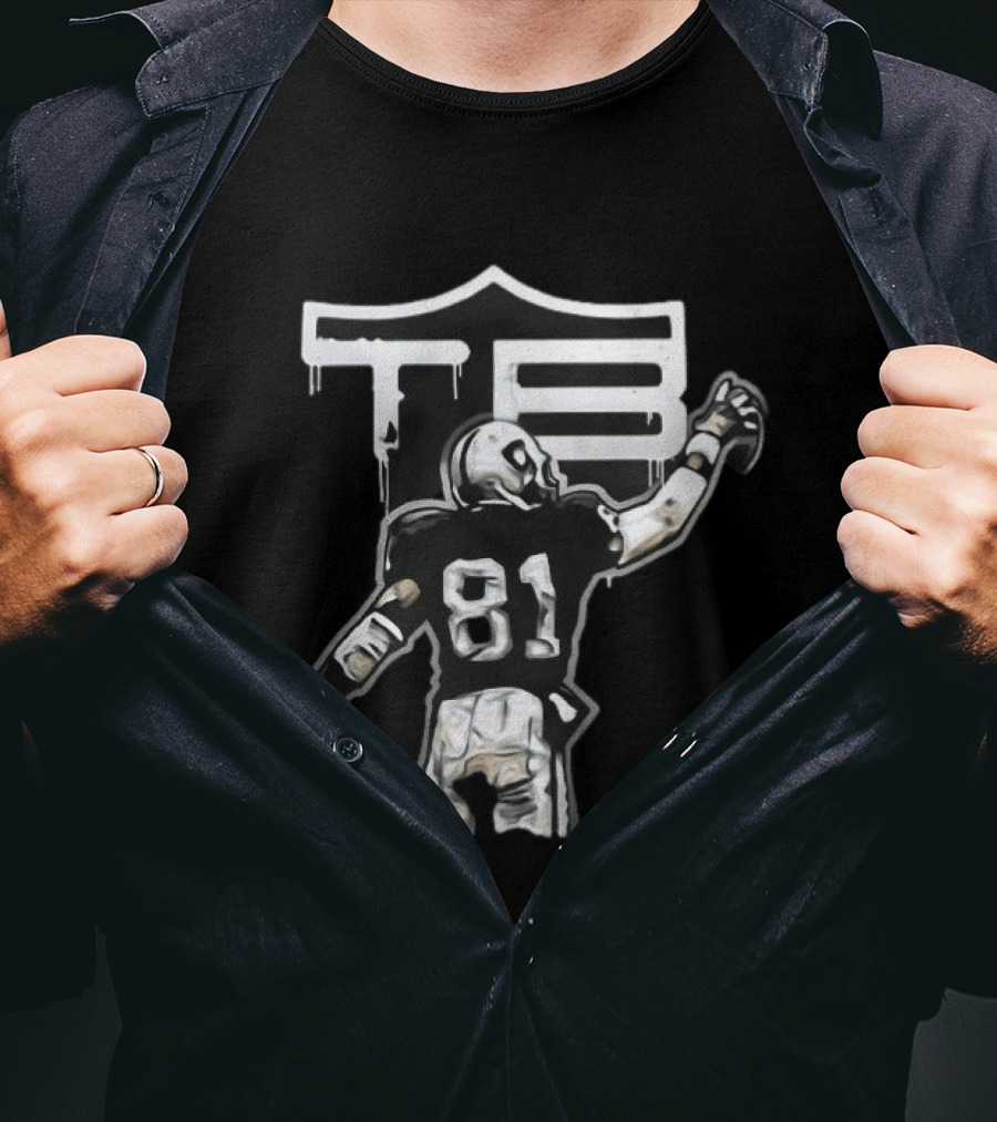 Las Vegas Raiders Mr. R8R 81 TB Football T-Shirt