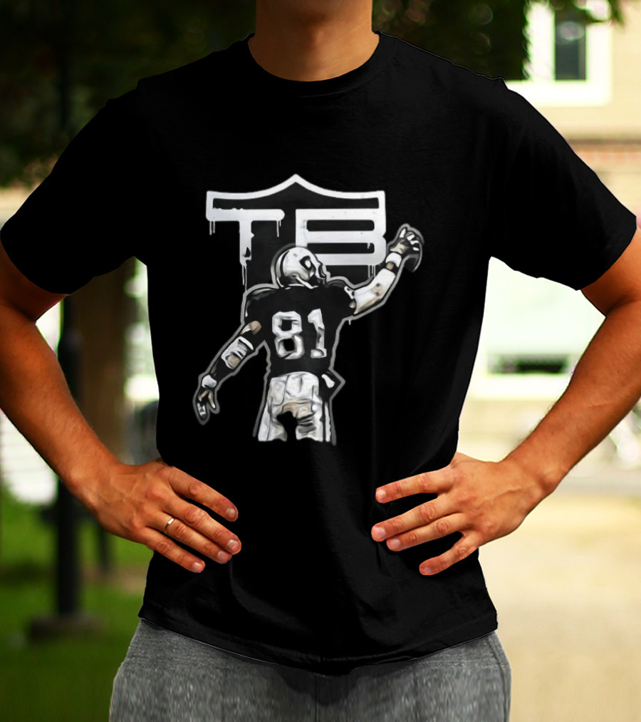 Las Vegas Raiders Mr. R8R 81 TB Football T-Shirt