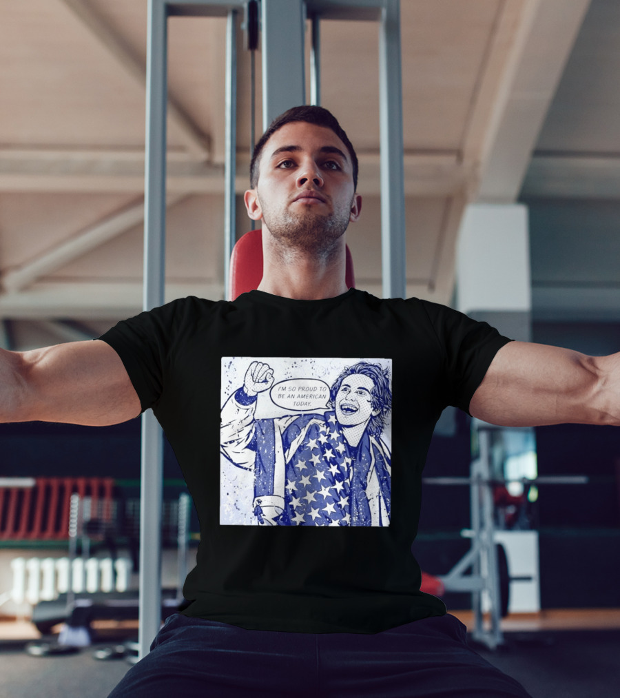 Jack Hughes USA I'm So Proud To Be An American Today T-Shirt